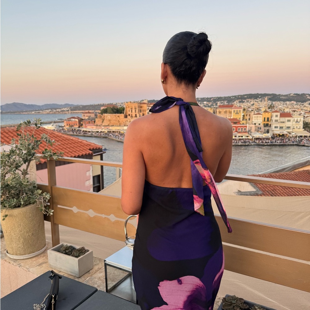 ASOS Floral Purple Maxi Dress - Picture 3 of 5